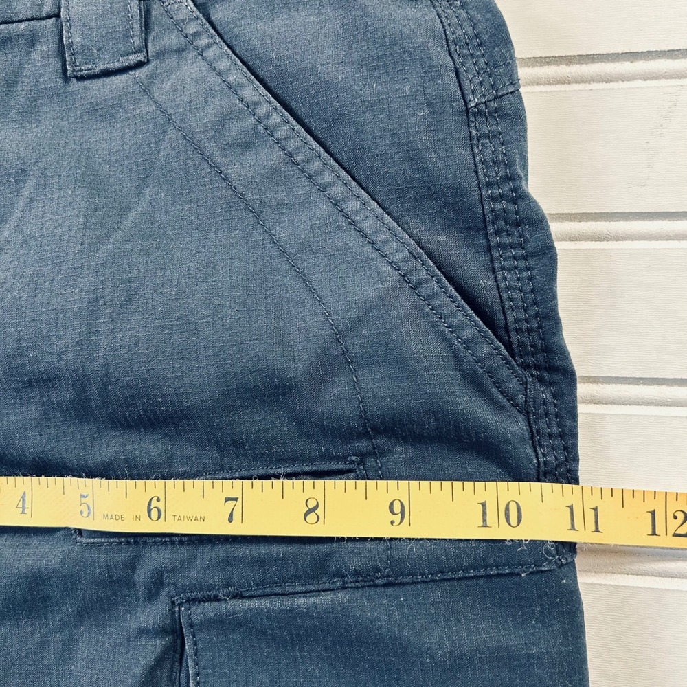 First Tactical V2 Tactical Pants Mens 32x32 Navy Blue Ripstop Cargo Workwear - Picture 8 of 14